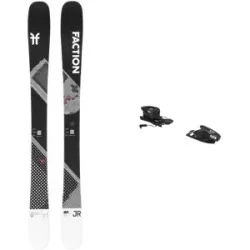 Faction Ski Set inkl. Bdg. All-Mountain-Ski Pack Prodigy Jr 2025  schwarz