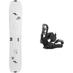 Jones Splitboard Snowboard Set Ultralight Solution Splitboard 2024 für Herren Grau