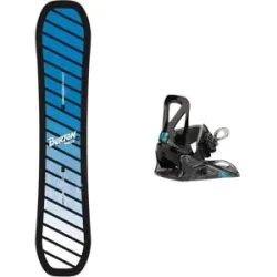Burton Snowboard Snowboard Set Smalls Blue 2024  aus Wolle Blau