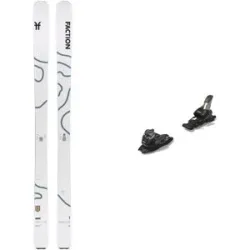 Faction Ski Set inkl. Bdg. Tourenski Pack Alpin Agent 1 White 2026  aus Holz Weiß
