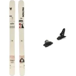 Faction Ski Set inkl. Bdg. All-Mountain / Freeride Skier Pack Prodigy 3 Capsule 2026  aus Wolle Weiß