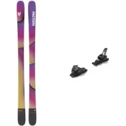 Faction Ski Set inkl. Bdg. Freestyle Skifahren Pack Studio 0 2026  aus Holz Violett