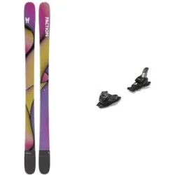 Faction Ski Set inkl. Bdg. Freestyle Skifahren Pack Studio 1 2026  aus Holz Violett