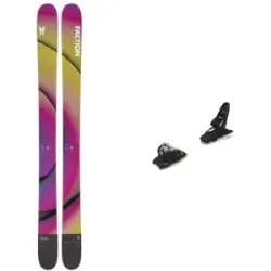 Faction Ski Set inkl. Bdg. Freeride Skifahren Pack Studio 4 2026  aus Holz Violett