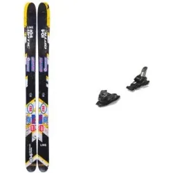 Line Ski Set inkl. Bdg. Skis polyvalent freeride Pack Optic 104 2026 für Herren schwarz