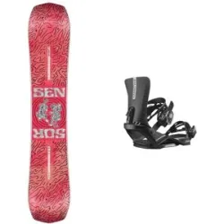 Nidecker All-Mountain Freestyle Snowboard Pack Sensor 2026 für Herren Rot