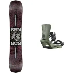 Nidecker Snowboard All-Mountain Freestyle Pack Sensor Women 2026 für Damen Rot