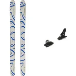 Salomon Ski Set inkl. Bdg. Freeride-Ski Pack Qst 106 Almond Milk 2027  aus Holz Violett