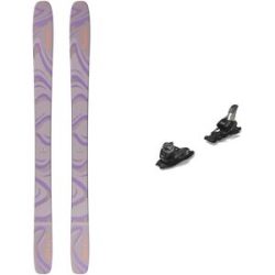 Salomon Ski Set inkl. Bdg. Freeride Skifahren Pack Qst 106 Nirvana 2026  aus Holz Grau