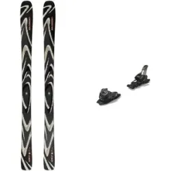 Salomon Ski Set inkl. Bdg. Freeride-Ski Pack Qst 94 Black 2027  aus Holz schwarz