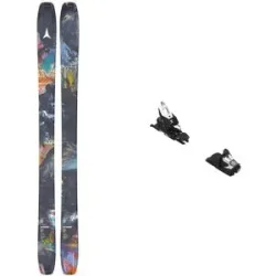 Atomic Ski Set inkl. Bdg. Freeride-Ski &ndash; Unisex &ndash; Bent 100 2027 Pack Bent 100 2027  aus Holz Blau