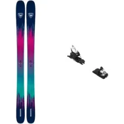 Rossignol Ski Set inkl. Bdg. Freeride-Ski Pack Sender 100 2027 für Herren aus Wolle Violett