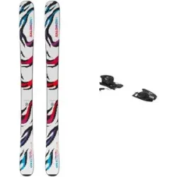 Salomon Ski Set inkl. Bdg. Skis all-mountain Pack Qst Blank Team 2027  aus Holz Weiß