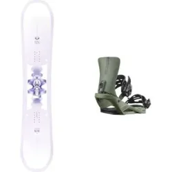 Salomon All-Mountain Snowboard Pack Lotus 2026 für Damen aus Wolle Weiß