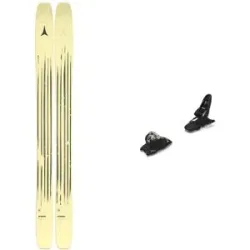 Atomic Ski Set inkl. Bdg. Freeride Skifahren Pack Maverick 115 CTI 2026  aus Holz Gelb