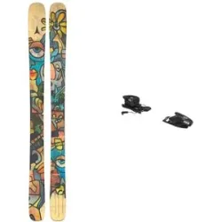 Atomic Ski Set inkl. Bdg. Freestyle Skier/All-Mountain Pack Bent Chetler Mini 2026 133-143cm  aus Wolle Gelb