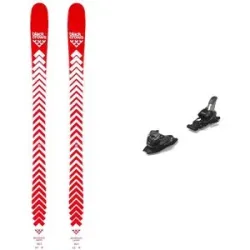 Blackcrows Ski Set inkl. Bdg. All-Mountain Skier Pack Camox 2026 für Herren aus Wolle Rot