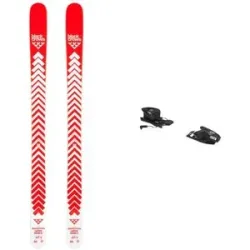 Blackcrows Ski Set inkl. Bdg. All-Mountain Skier Pack Camox Birdie JR 2027  aus Holz Orange