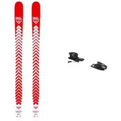 Blackcrows Ski Set inkl. Bdg. All-Mountain Skier Pack Camox JR 2027  aus Holz Rot