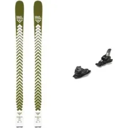 Blackcrows Ski Set inkl. Bdg. All-Mountain Skier Pack Sato 2026 für Herren aus Holz Braun