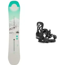 Burton Snowboard All Mountain Pack Feelgood FV First Tracks 2027 für Damen Blau