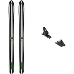 Salomon Ski Set inkl. Bdg. Skis freeride Pack D?part. 01 2027  aus Holz schwarz