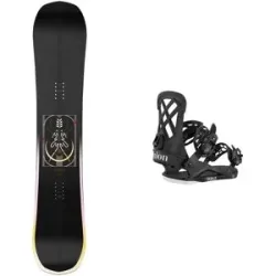 Salomon All-Mountain Snowboard Pack Wonder 2027 für Damen aus Holz schwarz