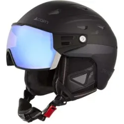 Cairn Ski-/Snowboardhelme mit Visier Xplorer Visor Evolight NXT® Black für Herren Größe 54-56 cm schwarz