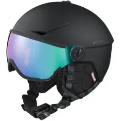 Cairn Casque de ski/snowboard Rise Visor Pure Mat Black Cameleon für Herren Größe 56-57 cm schwarz