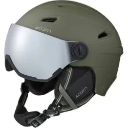 Cairn Skibrillenhelm / Snowboardhelm mit Visier Electron Visor Mat Khaki für Herren Größe 53-54 cm