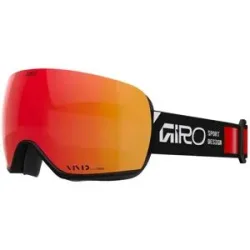 Giro Masque de ski Article II Slide Black Vivid Ember/Infrared  für Herren schwarz