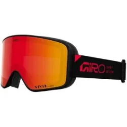 Giro Skibrille Method Black Red Stacked Vivid Ember/Infrared  für Herren aus Wolle schwarz