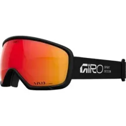 Giro Masque de ski Ringo Black Stacked Vivid Ember  für Herren schwarz