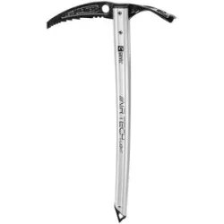Grivel Klassischer Eispickel zum Bergsteigen -. Air Tech Ice Axe Air Tech Light Silver 53Cm  Größe 58 cm Grau