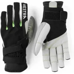 Hestra Wasserabweisende und winddichte Handschuhe für Langlaufski XC Ergo Grip Shark Glove Black/Light grey für Herren Größe 10 schwarz