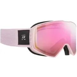 Julbo Photochromatische / Selbsttönende Skibrille Cyrius-X Reactiv 1-3 HC Pink für Damen aus Wolle Rosa