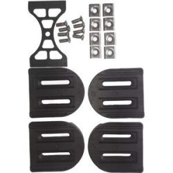 K2 Accessoire Splitboard-Bindung Splitboard Canted Channel Puck Set Pair  schwarz