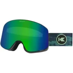 Knockaround Skibrille Slingshots Green Machine / Revo Caribbean Blue  aus Silikon Grün
