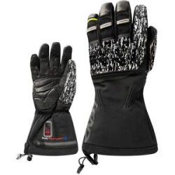 Lenz Beheizbare PrimaLoft® Handschuhe  Heat Glove 7.0 Finger Cap Unisex Noir für Herren Größe L schwarz