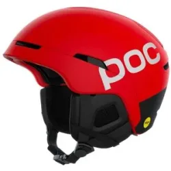 POC Ski /Snowboard Helm Obex BC MIPS Prismane Red Matt für Herren Größe 51-54 cm Rot
