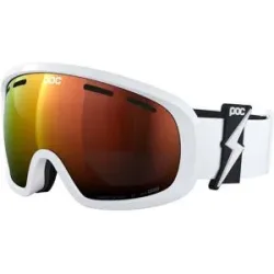 POC Skibrille Fovea Mid Blixten White/Partly Sunny Orange  Weiß