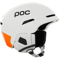 POC Skibrillen-/Snowboardhelm Obex MIPS Hydrogen White/Fluorescent Orange für Herren Größe 59-62 cm Weiß