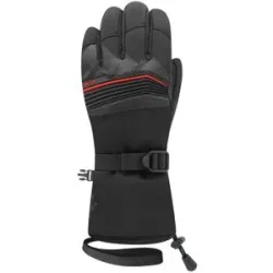 Racer Skihandschuhe aus Gänsedaunen &ndash; Kinder &ndash; GL500 GL500 Black Black  Kindergröße 10 Jahre schwarz