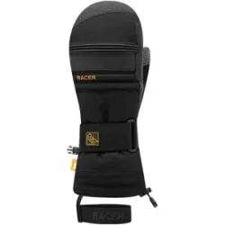 Racer Warme Ski-Fausthandschuhe Inside Mitt 5 Black Black für Herren aus Softshell Größe M schwarz