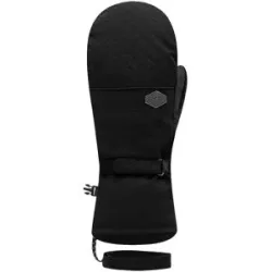 Racer Wasserfeste Skihandschuhe aus Primaloft® MSnow 5 Black für Damen aus Softshell Größe 7 schwarz
