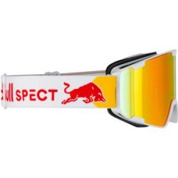 Red Bull Spect Eyewear Skibrille Park White Brown With Red Mirror  Weiß