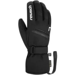 Reusch Skihandschuhe aus GORE-TEX  Morris Gore-Tex Black / White für Herren aus Leder Größe 8 schwarz