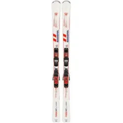 Rossignol Ski Set inkl. Bdg. Pistenski Forza 30° V-Ca + Xp11 Black/Hot Red 2024 für Herren aus Holz Größe 148 cm Weiß
