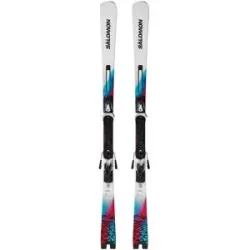Salomon Ski Set inkl. Bdg. Alpinski-Set Addikt + MI12 GW 2027  Größe 156 cm Weiß