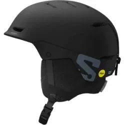 Salomon Skihelm/Snowboardhelm Husk Jr Mips Black  Kindergröße M schwarz